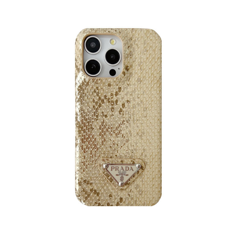 Prada Luxury iPhone Case Yellow | Bold Luxury Protection