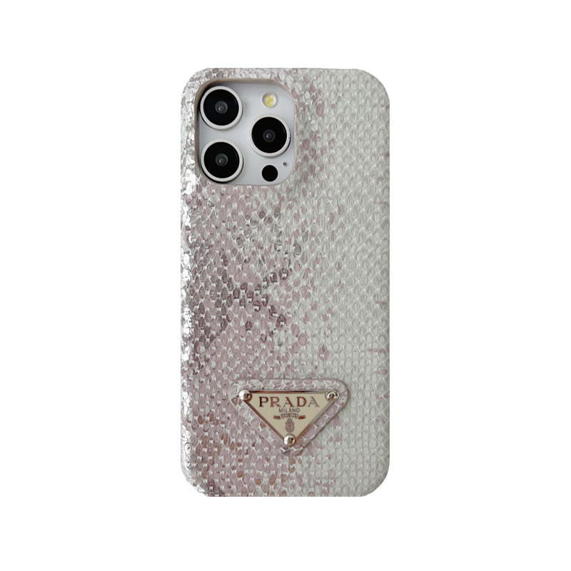 Prada Luxury iPhone Case White | Premium Protection