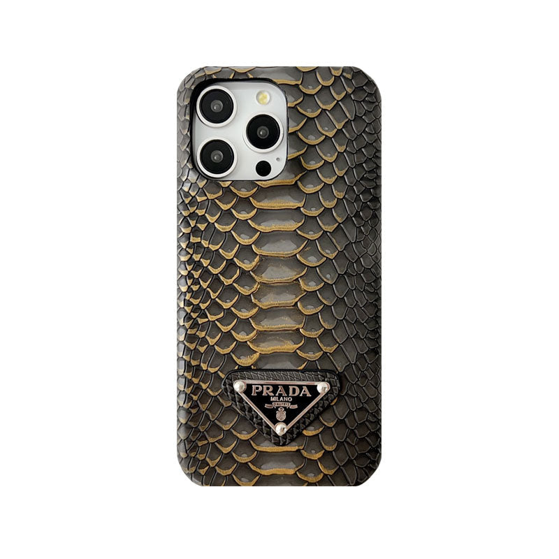 Prada Classic iPhone Case Black | Luxury Protection