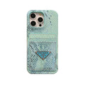 Prada Serpentine Leather iPhone Case with Card Holder | Classic Series