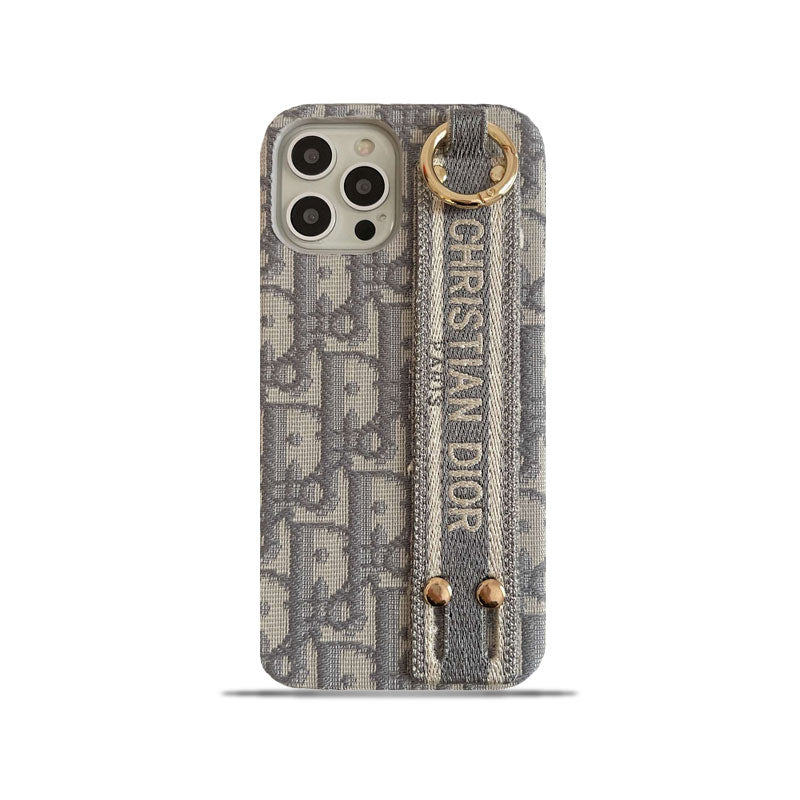 Dior CD iPhone Case – Gray