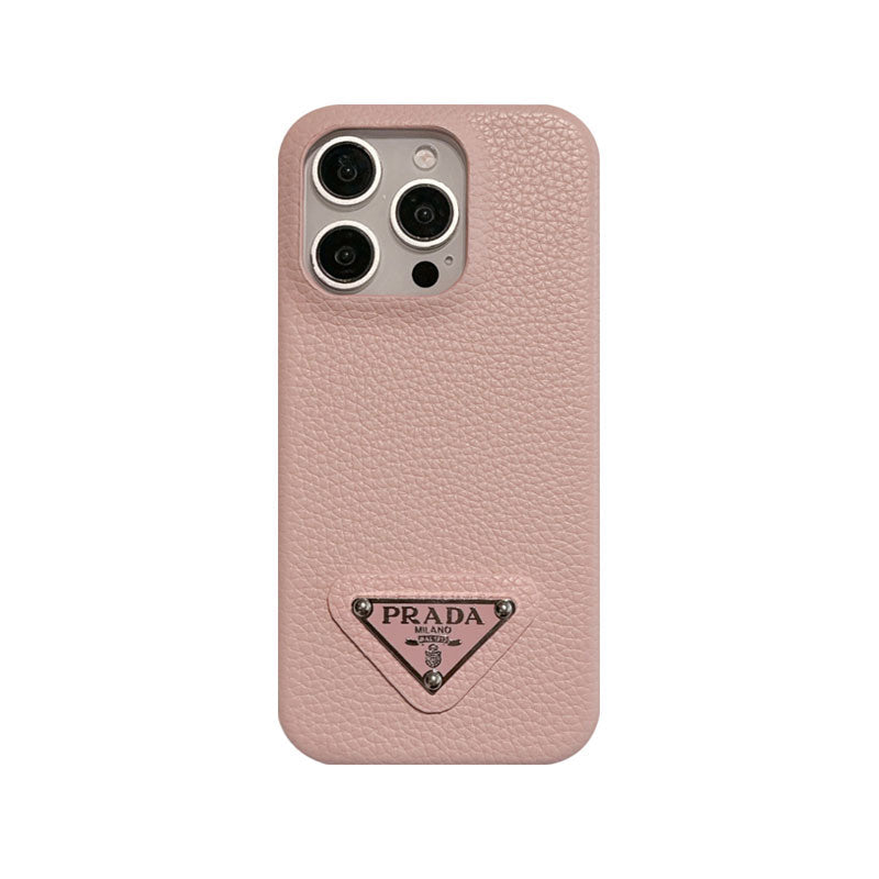 Prada Pink Leather iPhone Case | Feminine Luxury Protection