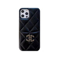Chanel CC iPhone Case with Card Holder – Black