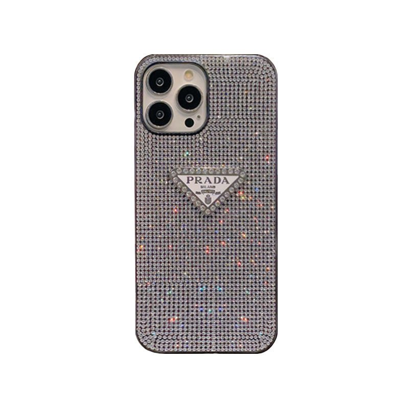 Prada Diamond Sparkle Rhinestone iPhone Case | Glamour & Luxury