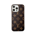 Classic Leather Monogram iPhone Case