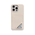 Prada Luxury iPhone Case with Card Holder | iPhone 17 Air Edition
