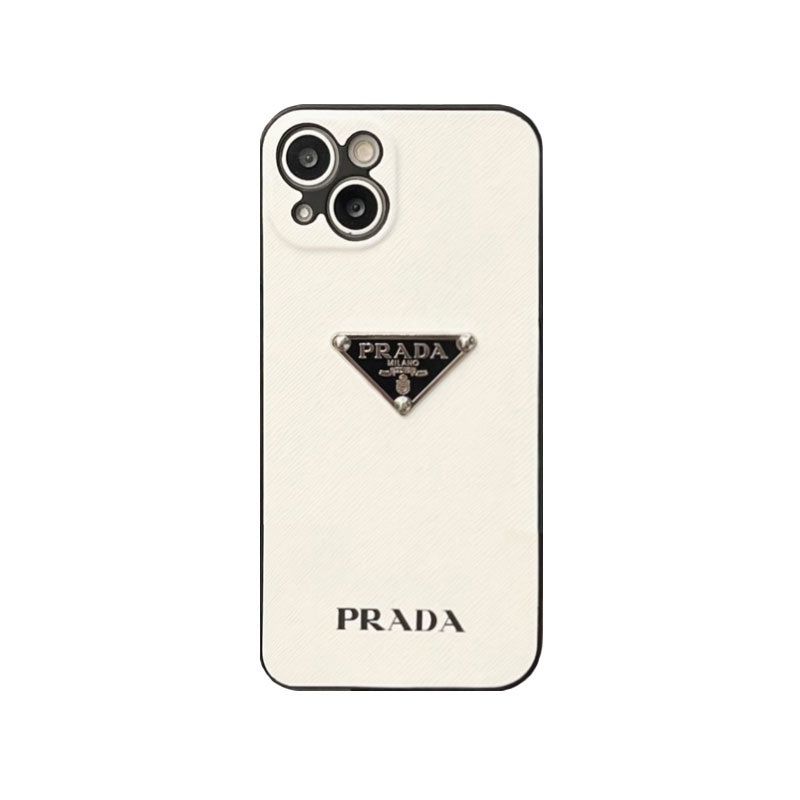 Prada iPhone Case White | Iconic Luxury Protection