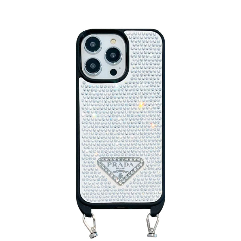 Prada Classic iPhone Case with Strap | Luxury Phone Protection