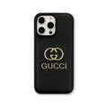 Gucci-Inspired Premium Leather iPhone Case