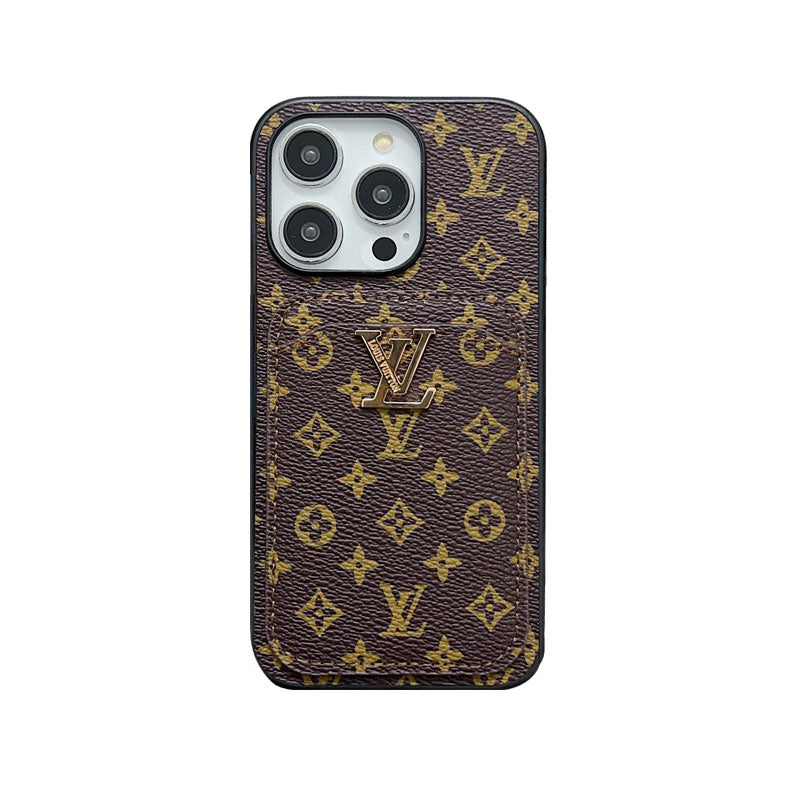 Louis Vuitton Classic Monogram iPhone Case with Card Holder