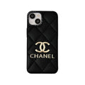 Chanel CC Leather iPhone Case with Card Holder – Black