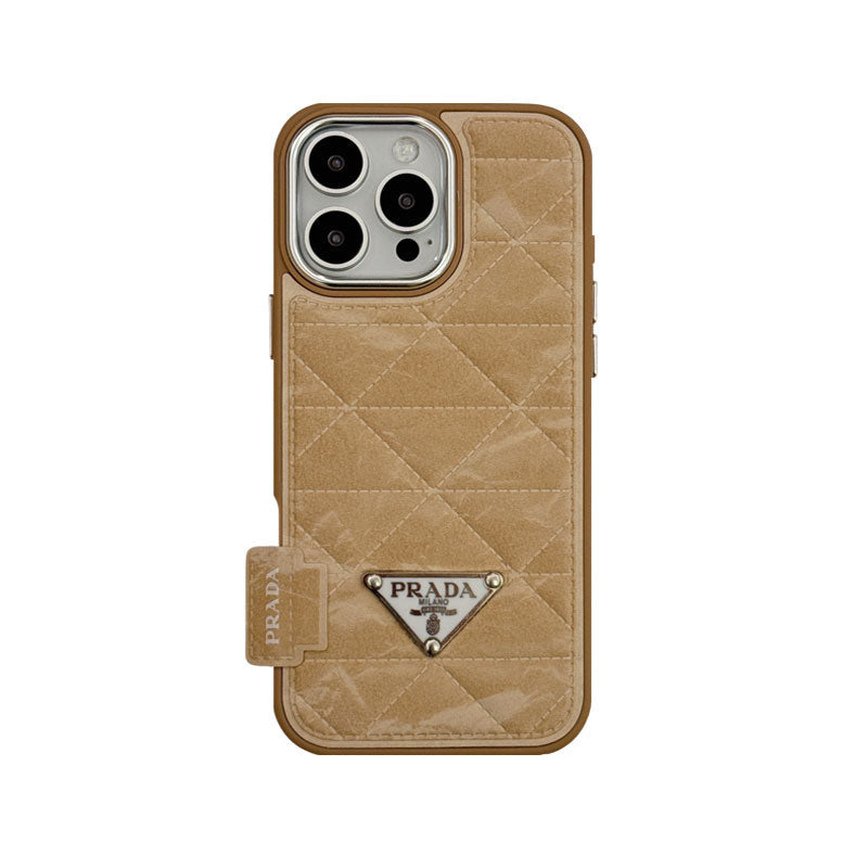 Prada Leather iPhone Case | Premium Luxury Protection