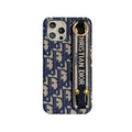 Serenityll™ Blue CD iPhone Case – Dior-Inspired Luxury Design