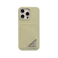 Prada Luxury iPhone Case with Card Holder | Premium Edition