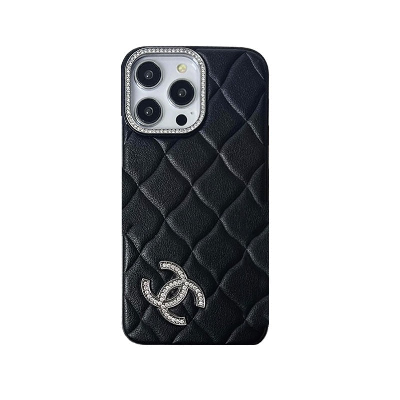 Chanel CC iPhone Case – Black