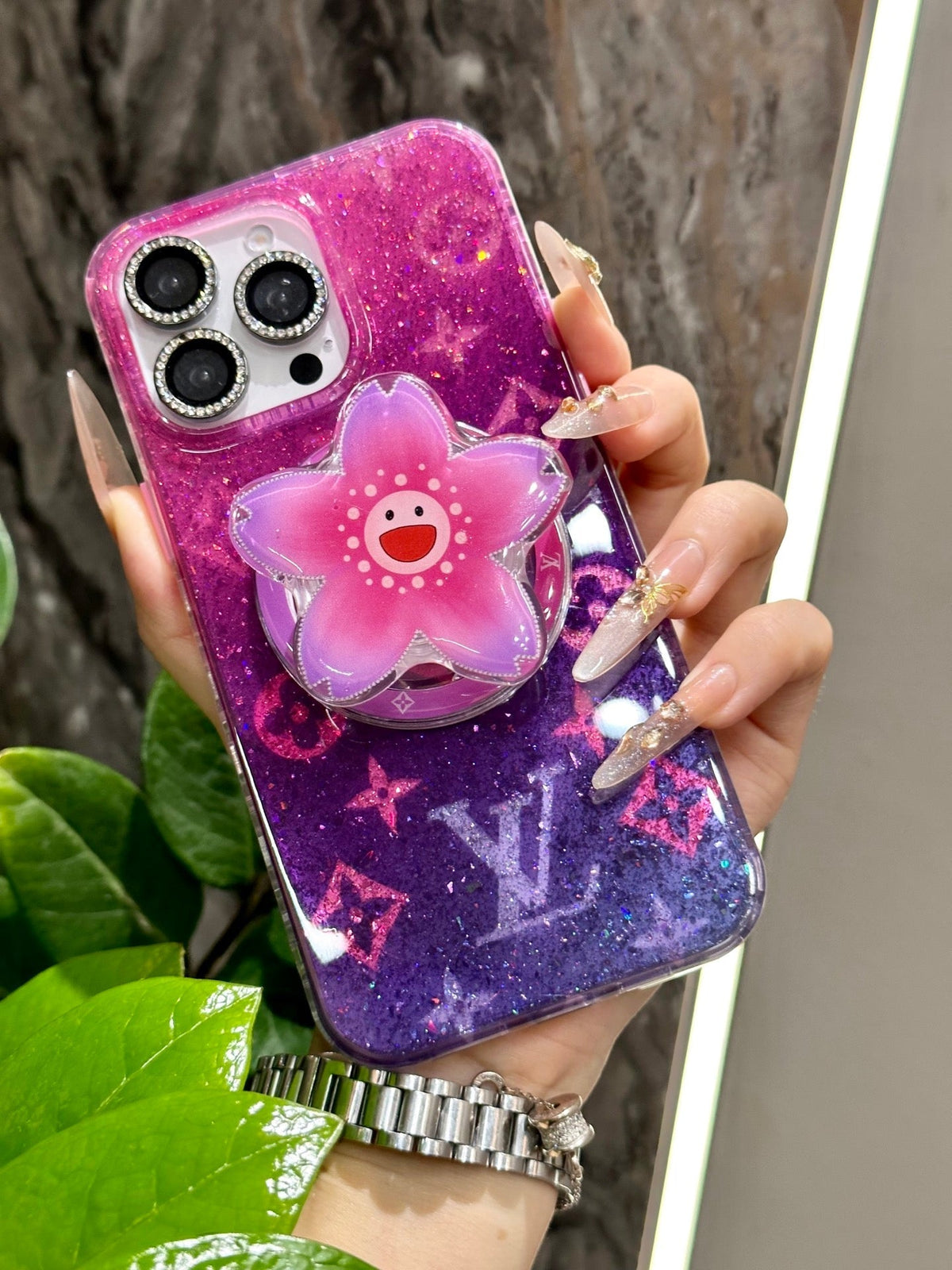 Louis Vuitton-Inspired Luxury iPhone Case