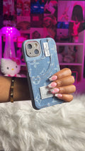 LV Designer Denim iPhone Case