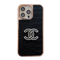 Chanel CC Color Leather iPhone Case – Rose Gold