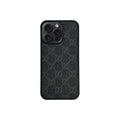 GG Black Monogram Luxury iPhone Case