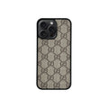GG Beige Monogram Luxury iPhone Case