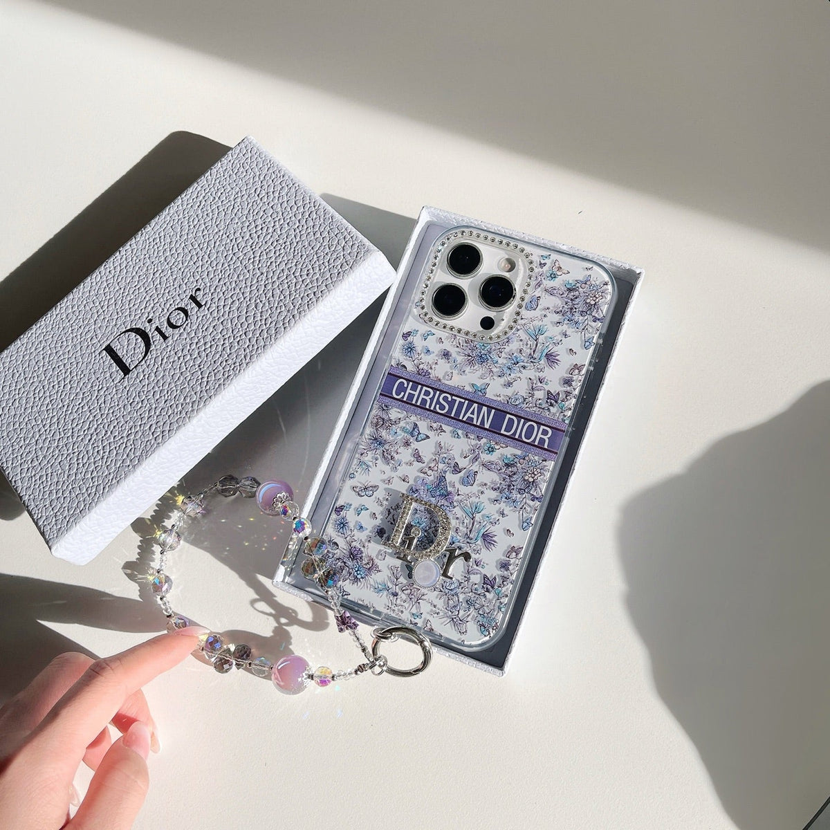 Serenityll™ 101925 iPhone Case – Dior-Inspired Luxury Design