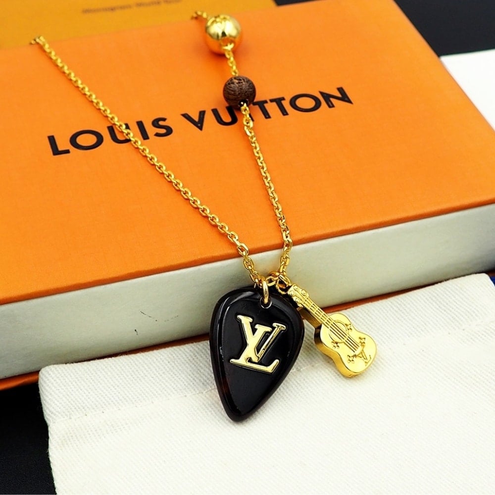 Louis Vuitton LV Picks Necklace Gold M01865