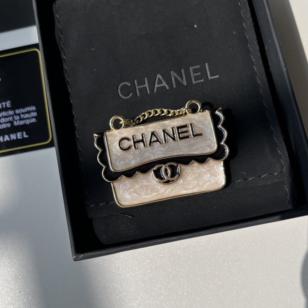 Chanel Bag Shaped Brooch