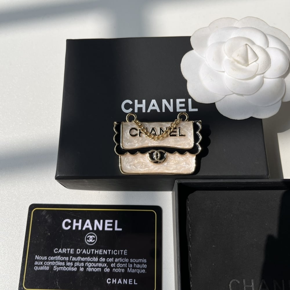 Chanel Bag Shaped Brooch