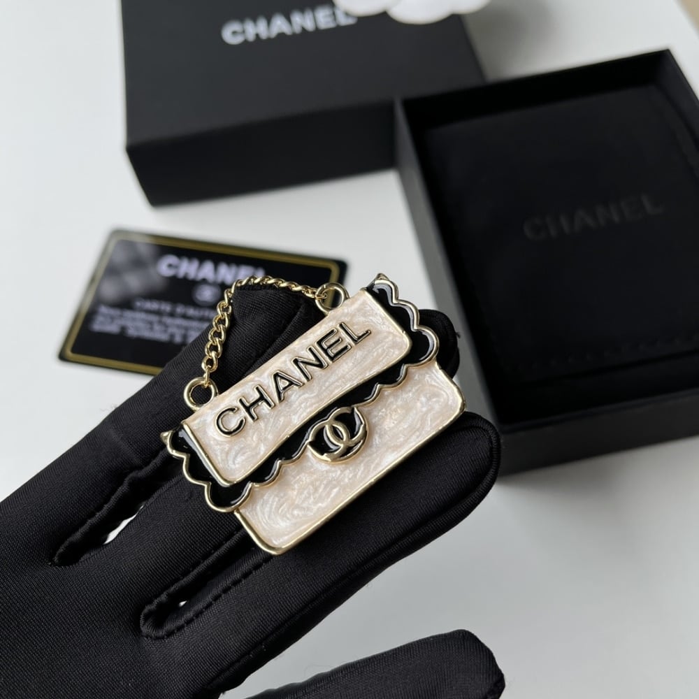 Chanel Bag Shaped Brooch