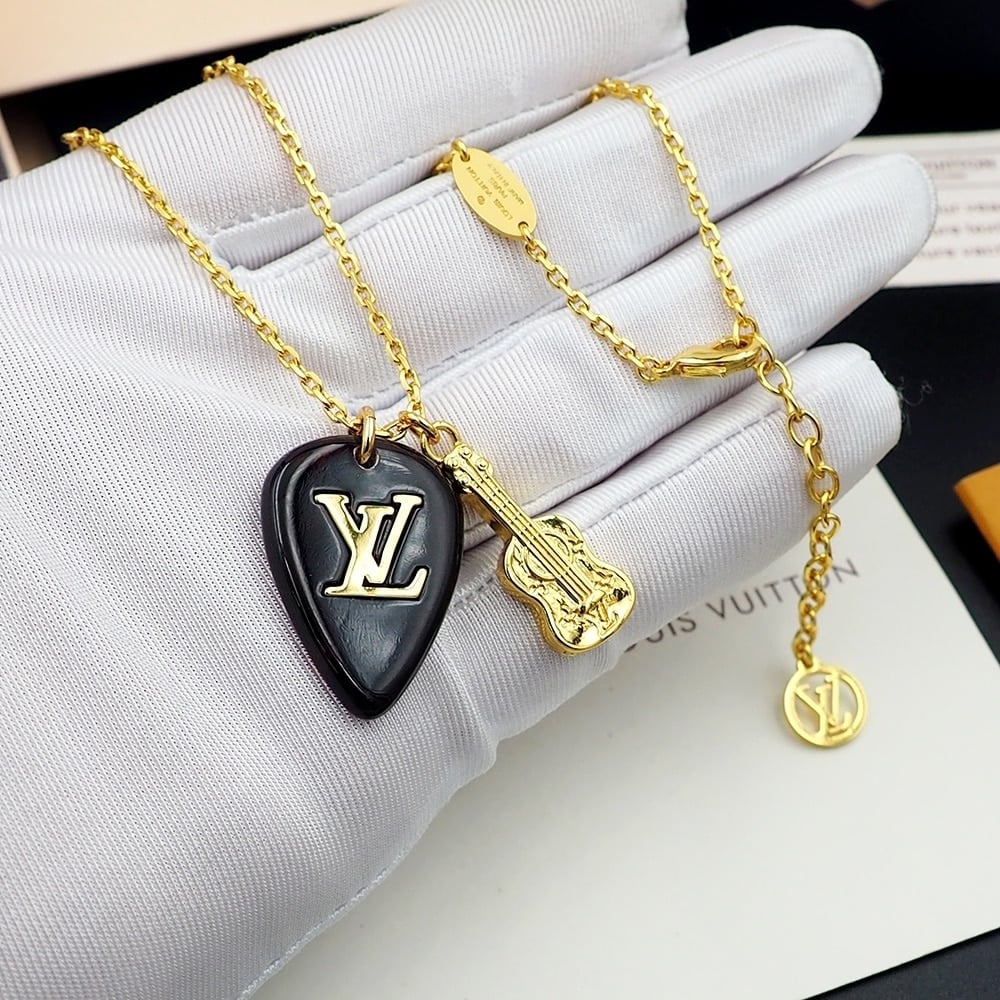 Louis Vuitton LV Picks Necklace Gold M01865