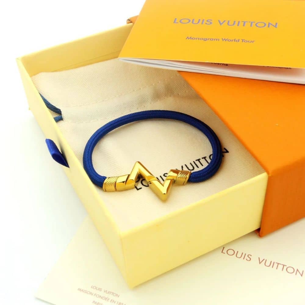 Louis Vuitton LV Volt Upside Down Play Large Bracelet Yellow Gold Q05476