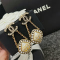 Chanel CC Crystal Earrings II