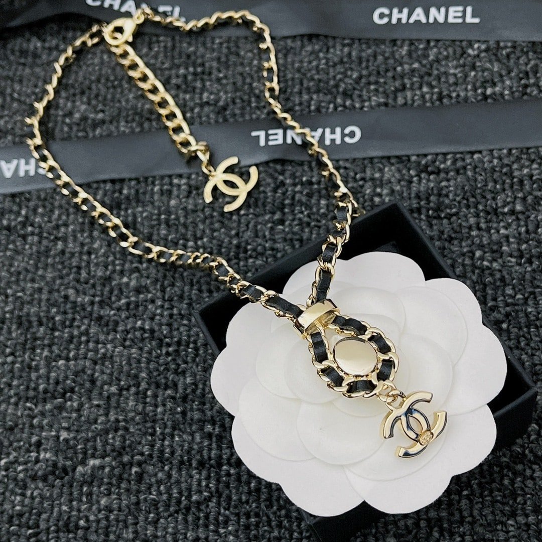 CC Monogram Necklace
