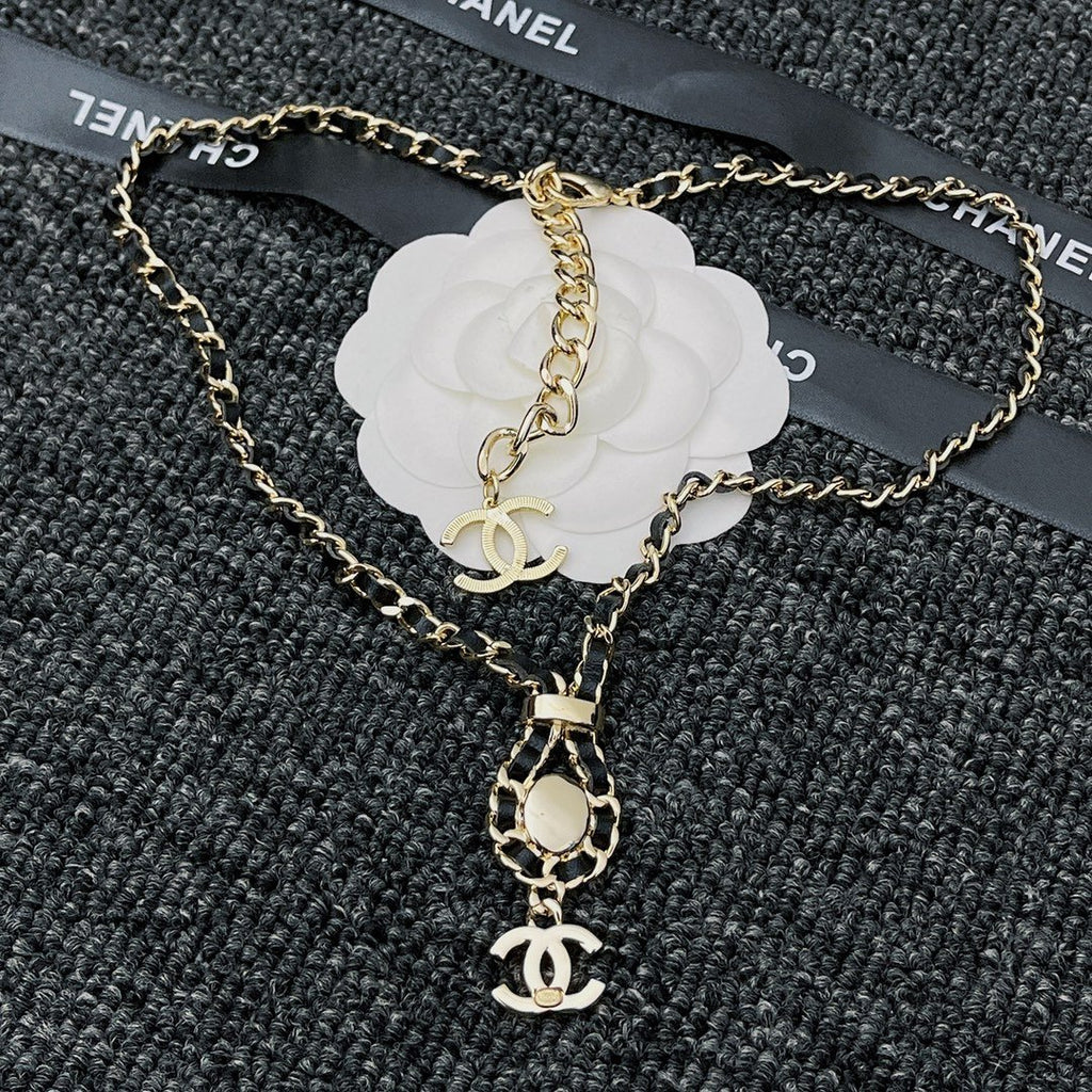 CC Monogram Necklace