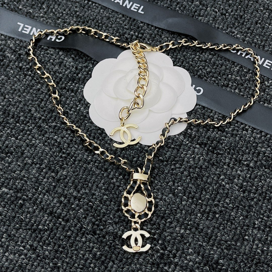 CC Monogram Necklace