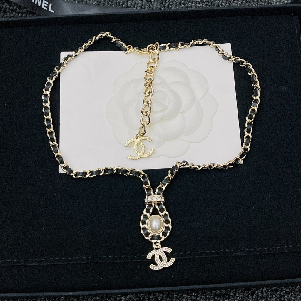 CC Monogram Necklace