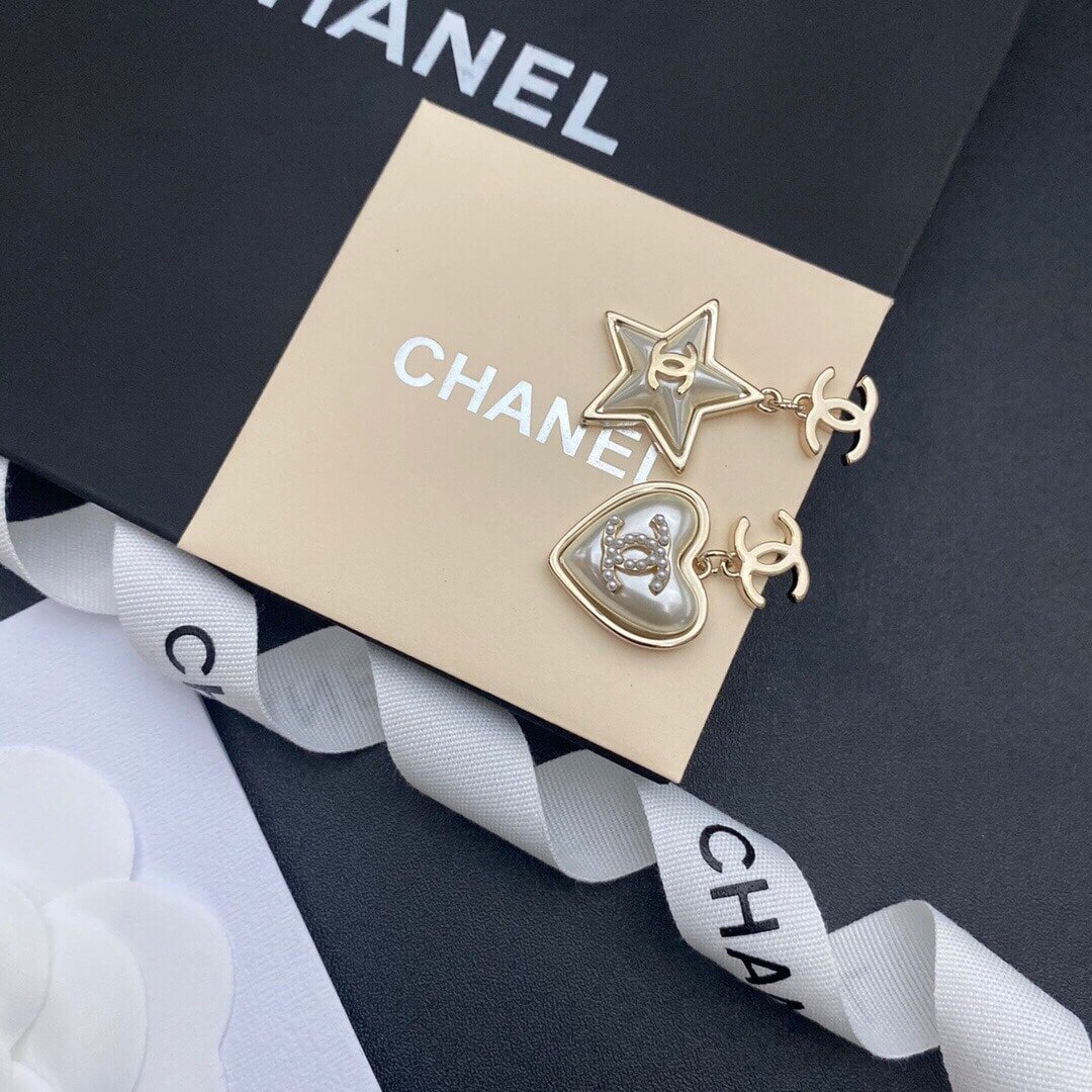 Chanel CC Gold Earrings