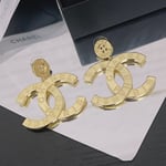Chanel-Inspired Paris Lettering Button Earrings