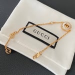 Gucci Interlocking GG Bracelet Gold Tone