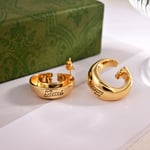 Gucci Earrings With G Motif Gold