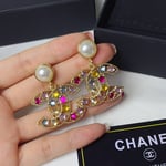 Chanel Colorful Star Earrings