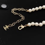 CC Heart Pearl Necklace