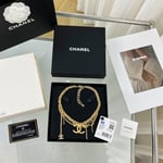 CC Monogram Gold Necklace