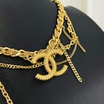 CC Monogram Gold Necklace