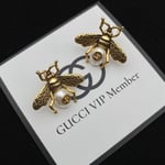 Gucci GG Bee Pearl Earrings in Gold