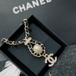 CC Monogram Necklace