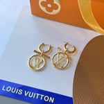 Louis Vuitton LV Baby Louise Earrings Gold M00613