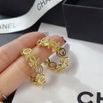 Chanel CC Gold Earrings