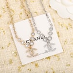 Chanel Cc Silver Necklace