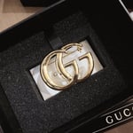 Gucci GG Brooch in Gold